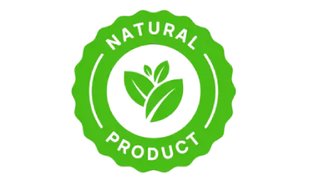 Natural plant based ingredients icon on Insufend packaging